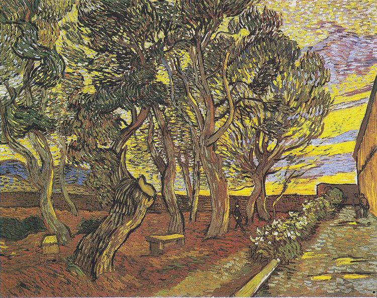 Vincent Van Gogh Garden of the Hospital Saint-Paul